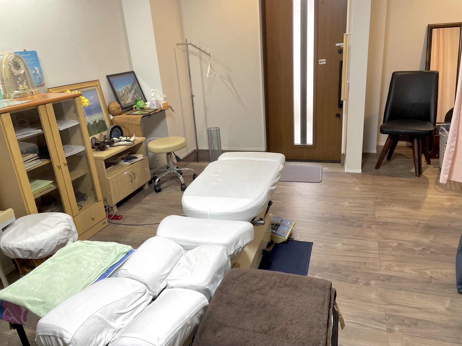 施術ベッドの写真